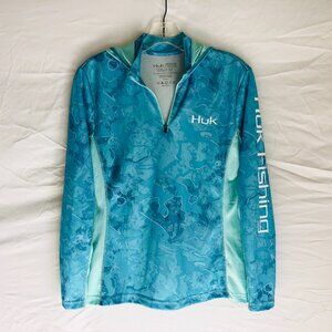Huk Performance Fishing Women's Size Medium Long Sleeve Hoodie Shirt